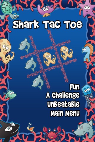 Shark Tac Toe Free - An Underwater Tic Tac Toe Adventure! screenshot 2