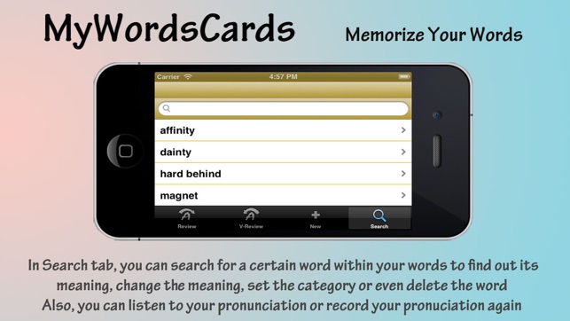 MyWordsCards - Memorize your own words(圖4)-速報App