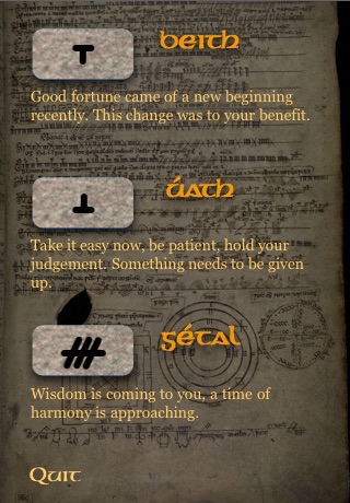 Ogham Divination screenshot 2