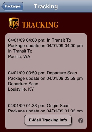 Package Tracker screenshot 3