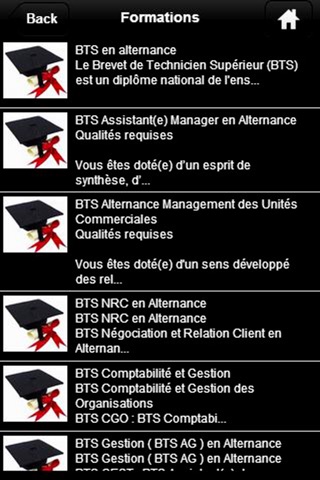 Elysées Alternance screenshot 2