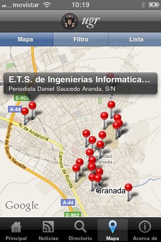 Universidad de Granada screenshot 3