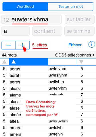 Français Words Finder/WF screenshot 4