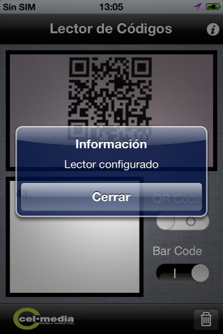 Lector QR Celmedia screenshot 4