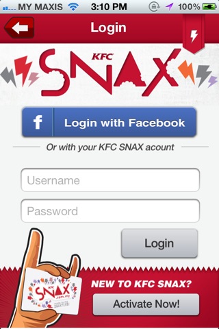 KFC SNAX screenshot 2