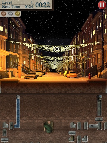 PipeRoll 3D New York Winter HD screenshot 2