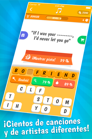 Song Quiz – The Free Lyric Guessing Game screenshot 4