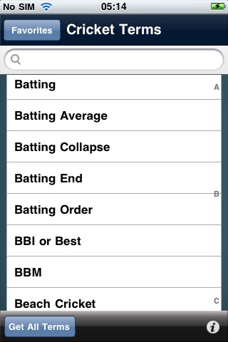 Cricket Terms screenshot 2