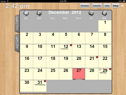Weekly Schedule screenshot 3