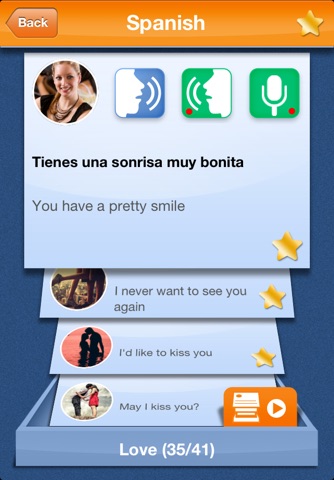 iSpeak Spanish:  Interactive conversation course - learn to speak with vocabulary audio lessons, intensive grammar exercises and test quizzes screenshot 4