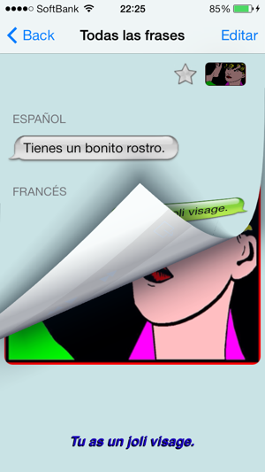 Francés - Talking Spanish to French Translator and Phraseboo(圖1)-速報App