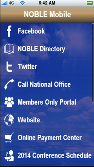 NOBLE Mobile app