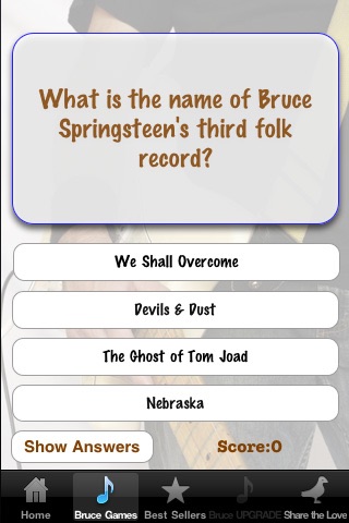 Bruce Springsteen Games screenshot 2
