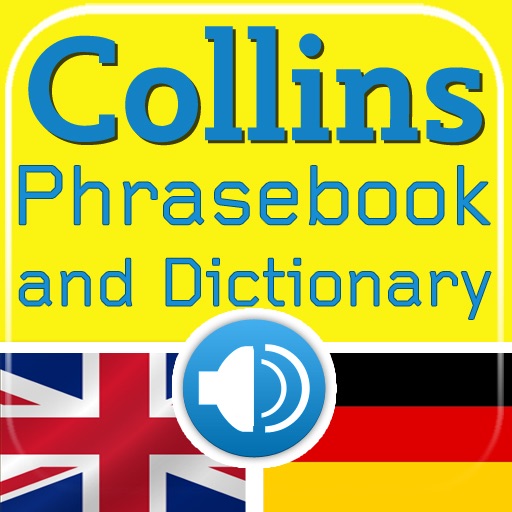 Collins English<->German Phrasebook & Dictionary with Audio icon