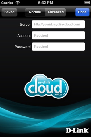 mydlink Cloud app screenshot 2