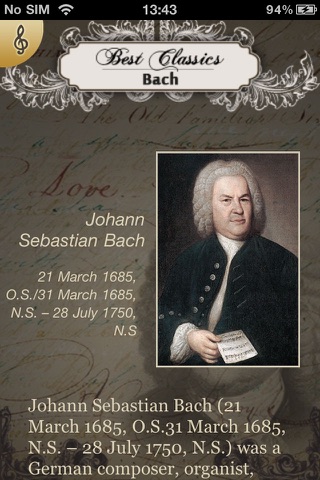 Best Classics: Bach screenshot 2