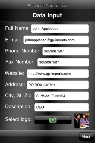 Business Card Maker screenshot-3
