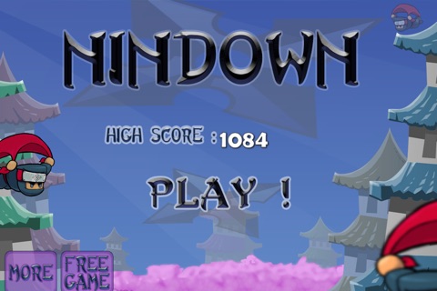 NinDown - The ultimate ninja shooting and fighting arcades game screenshot 3