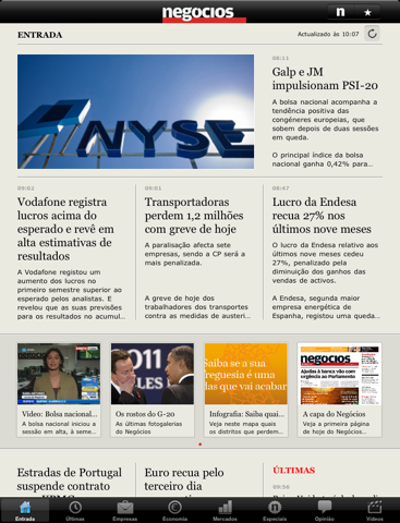 Jornal de Negócios screenshot 2