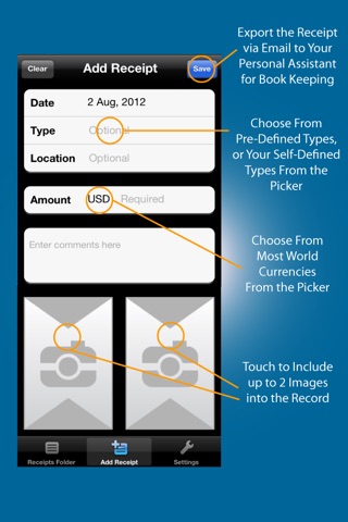 Receipts Folder Free screenshot 3