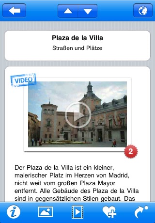 Madrid Multimedia Travel guide in German screenshot 4