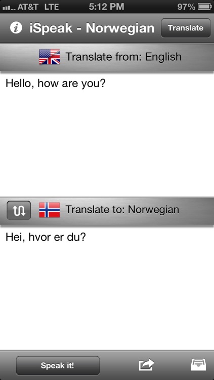 iSpeak Norwegian