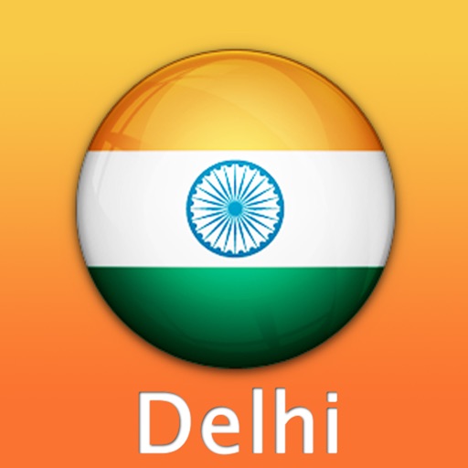Delhi Travel Map (India)