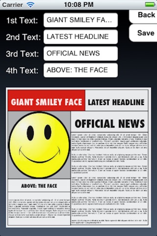 Tabloid screenshot 2