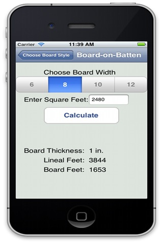 PacWoodCalc screenshot 4