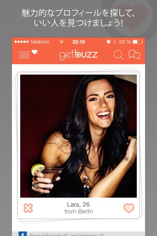 GetBuzz - The famous flirt and dating App for those looking for love or a nice chat screenshot 2