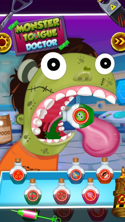 Monster Tongue Doctor Cleaner, Dentist Fun Pack Game For kids, Family, Boy And Girls