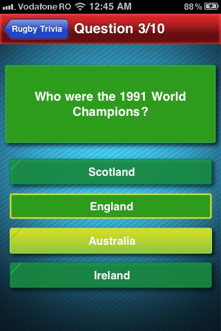 Rugby Trivia screenshot 4