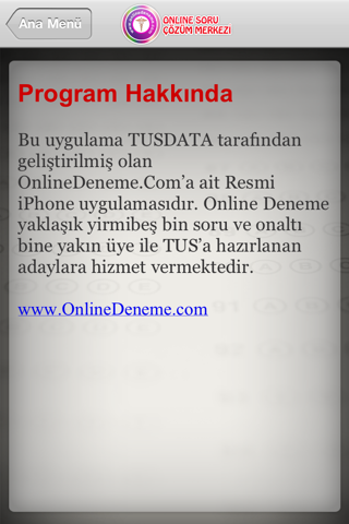 OnlineDeneme screenshot 3
