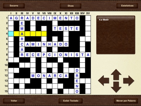 Palavras Cruzadas HD screenshot 2