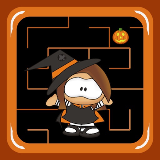 Halloween Witch Maze Race