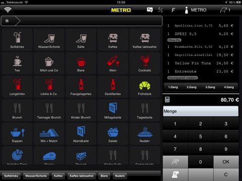 METRO POS for iPad® screenshot 2