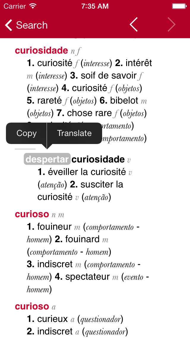 French-Portuguese Dic... screenshot1