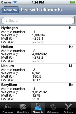 iFormulas for iPhone and iPod Touch screenshot 4