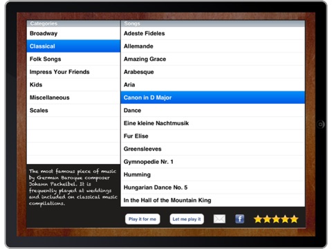 ezPiano for iPad: 100+ Songs with Full Accompaniment! screenshot 2