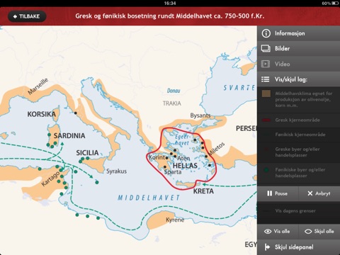 Historisk atlas digital screenshot 3