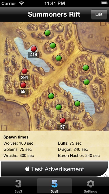 LoL Respawn Timers