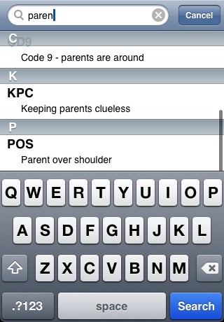 NetAware IMportant SMSlang for Parents screenshot 2