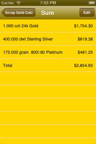 Scrap Gold Calculator screenshot 4