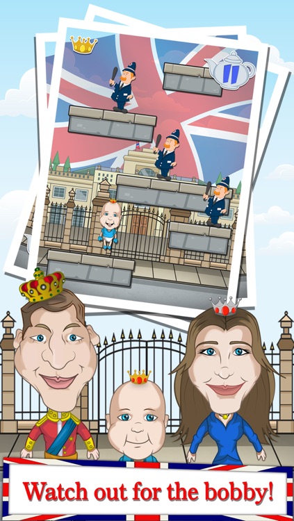 A Royal Baby Jump FREE- Featuring William, Kate and The Queen screenshot-3