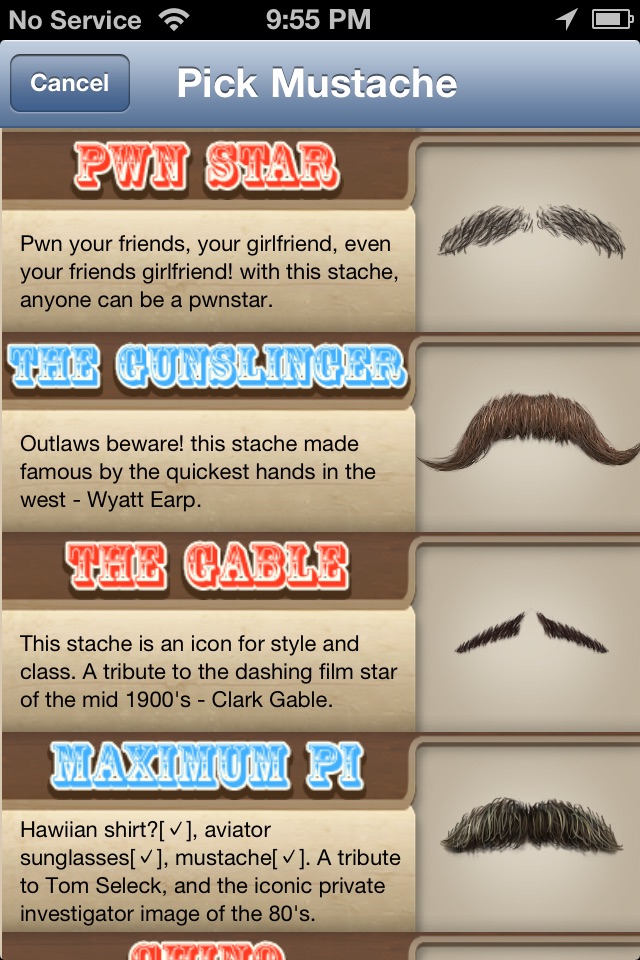 The Mustache App screenshot 4