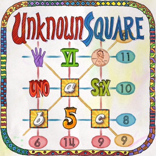 Unknown Square - A Math Doodles Challenge iOS App