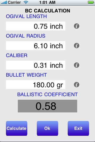 Ballistic Calculator: Field Helper