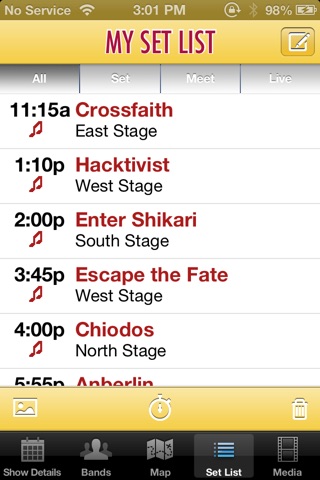 Vans Warped Tour Europe Official App screenshot 4