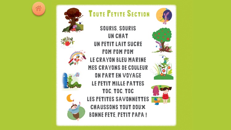 48 Chansons & Comptines à l'école maternelle - Une app musicale en 4 parties : Toute Petite Section, Petite Section, Moyenne Section, Grande Section