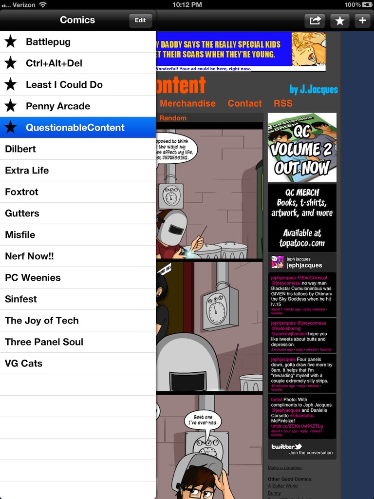 WebComix screenshot 2